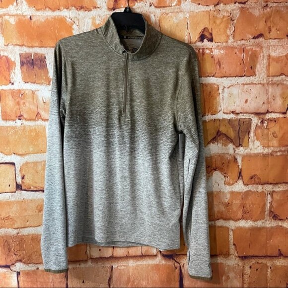 NWT C9 Champion Men's Elevated Train Zip Layer, Midway Brown Heather, M - Picture 1 of 10